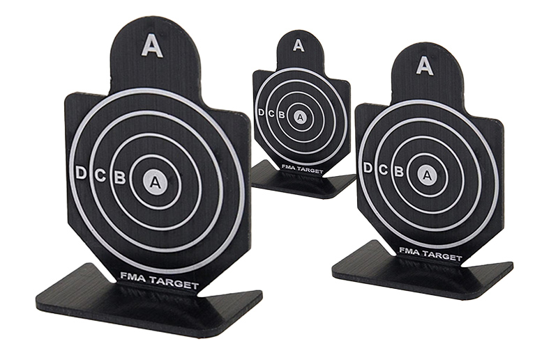 FMA Metal Shooting Targets Mod.A 4.2cm x 6cm 6 Pack