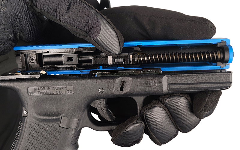 WE EU Series HOP-up adjuster location