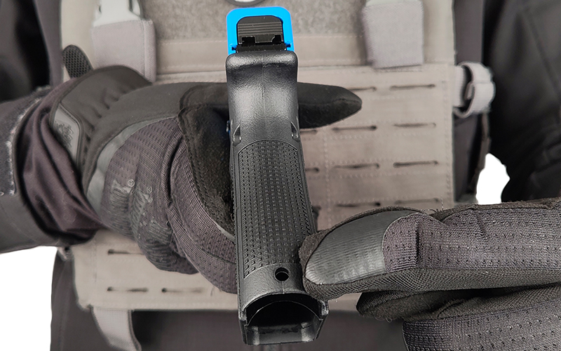 EU Series lanyard loop for pistol retention lanyards