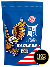 Delta Armory EAGLE BBs; 1KG Bag