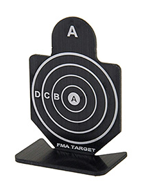 FMA Metal Shooting Targets Mod.A 4.2cm x 6cm 6 Pack