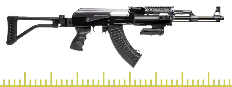 AK47 Tactical with measuring gauge 