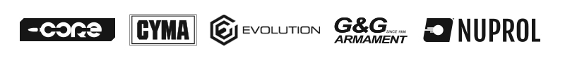 Reputable Airsoft Brands: Specna Arms, CYMA, Evolution Airsoft, G&G Armament, NUPROL