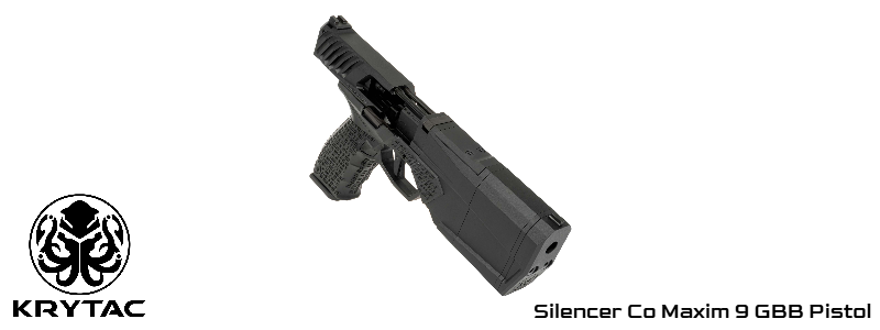 KRYTAC Silencer Co Maxim 9 GBB Pistol
