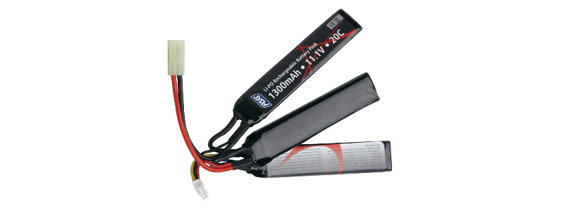 11.1V LiPo Battery with mini-Tamiya connector 