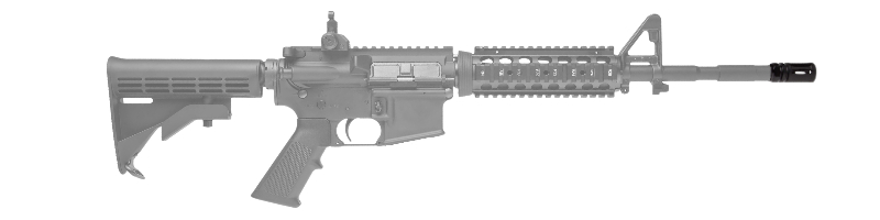 m4 airsoft gun with attachments