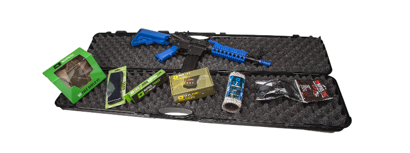 NUPROL Essentials Hard Case with Airsoft Equipment