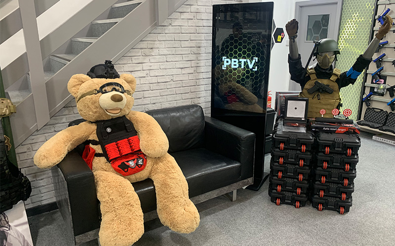 The Chill Out Area with the PB Bear