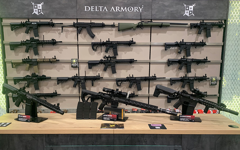 The Delta Armory display counter