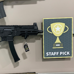 Staff pick on the main gun wall