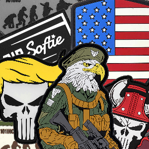 101 Inc PVC Morale Patches