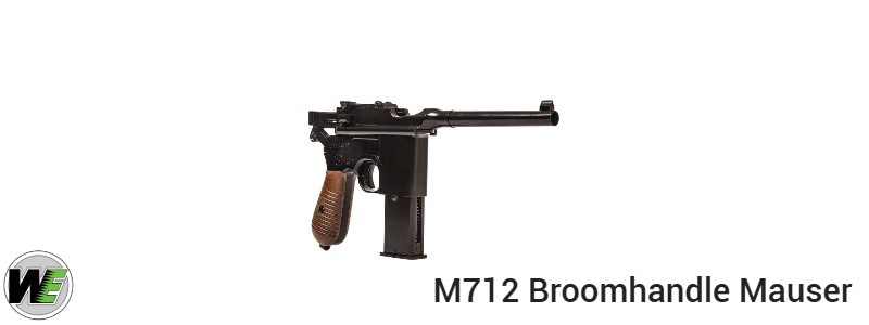 WE M712 Broomhandle Mauser GBB Pistol