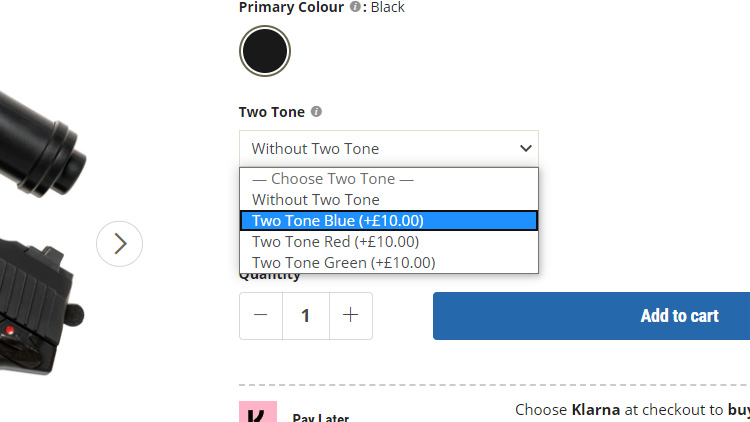 Website help - How to apply an Airsoft Two Tone - Step 2